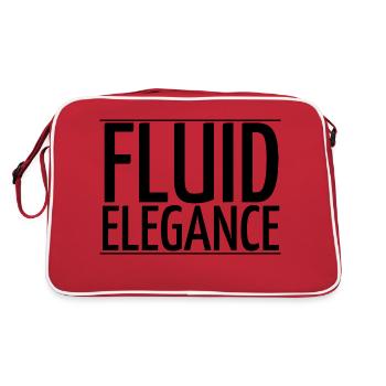 competition refinement serenity jokes aquatic gift - Retro Tasche - Rot/Weiß - Hinten