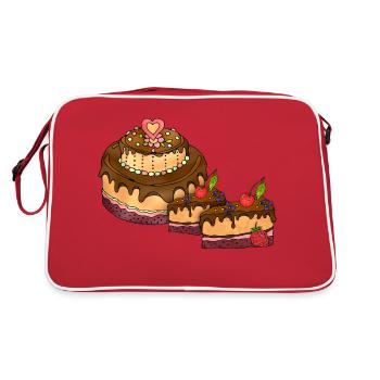 Cake - Retro Bag - red/white - Back