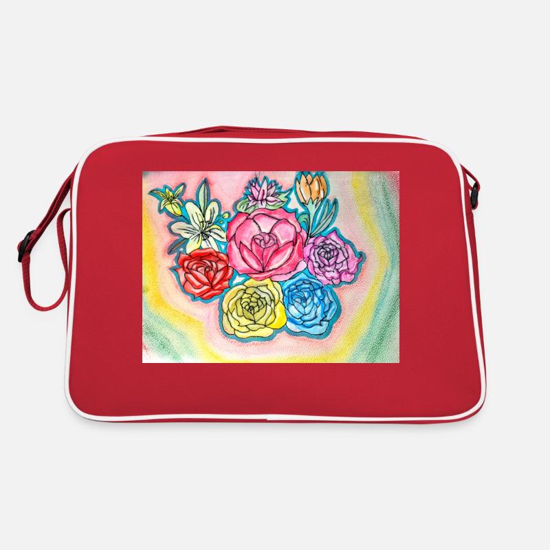 Flowers Retro Tasche
