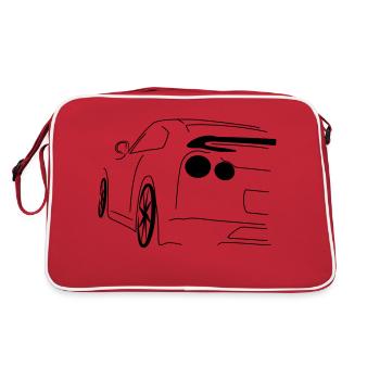 GTR Racing - Retro Tasche - Rot/Weiß - Hinten