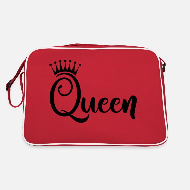 Queen - Retro Tasche - Rot/Weiß
