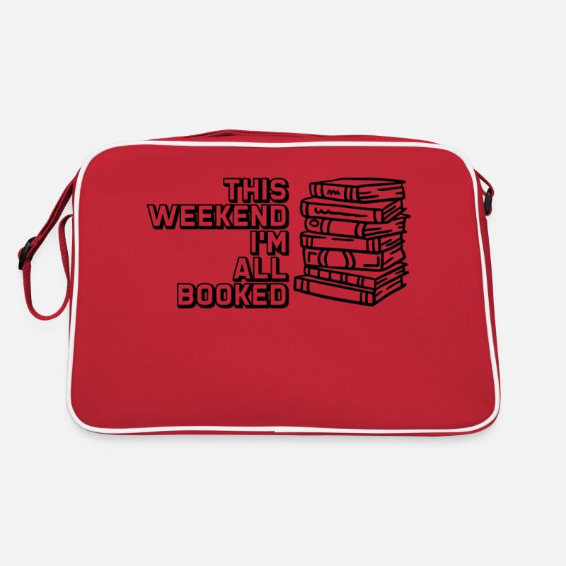 This Weekend, I'm All Booked 2 Retro Tasche