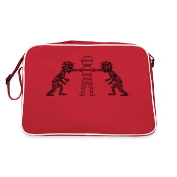 Conflict resolution - Retro Bag - red/white - Back