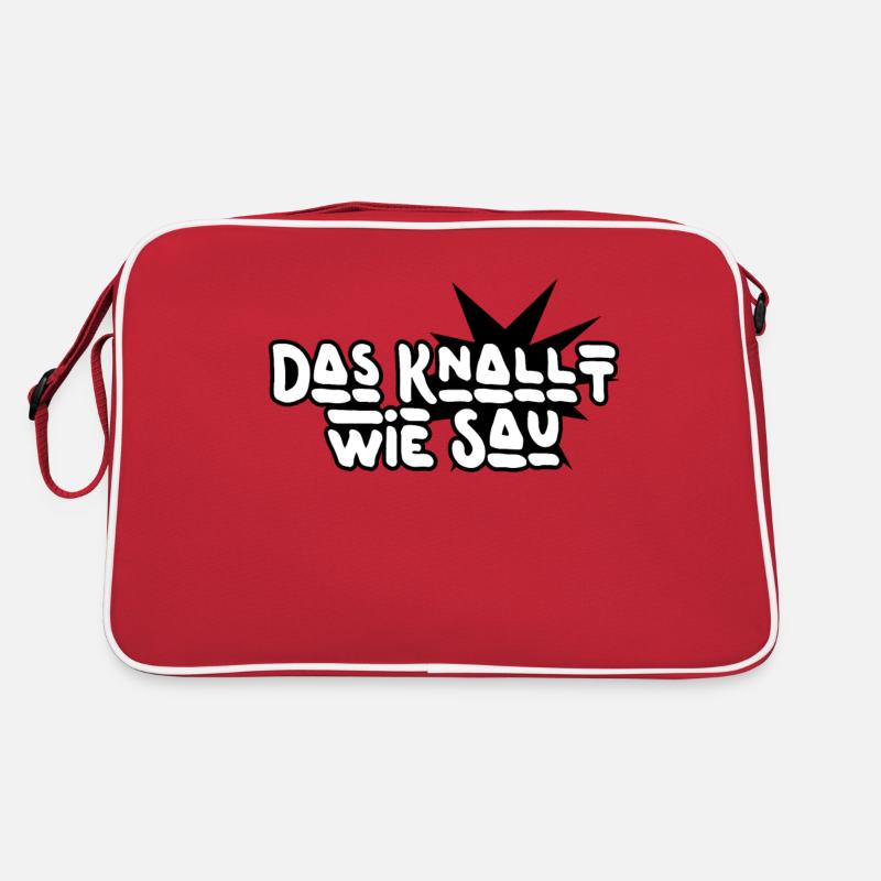 Das knallt Retro Tasche