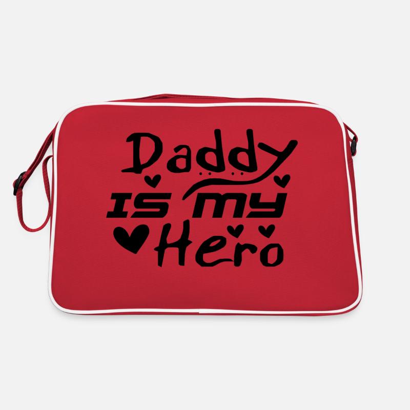 Daddy Is My Hero Retro Bag