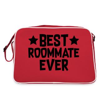 Best Roommate Ever - Retro Bag - red/white - Back