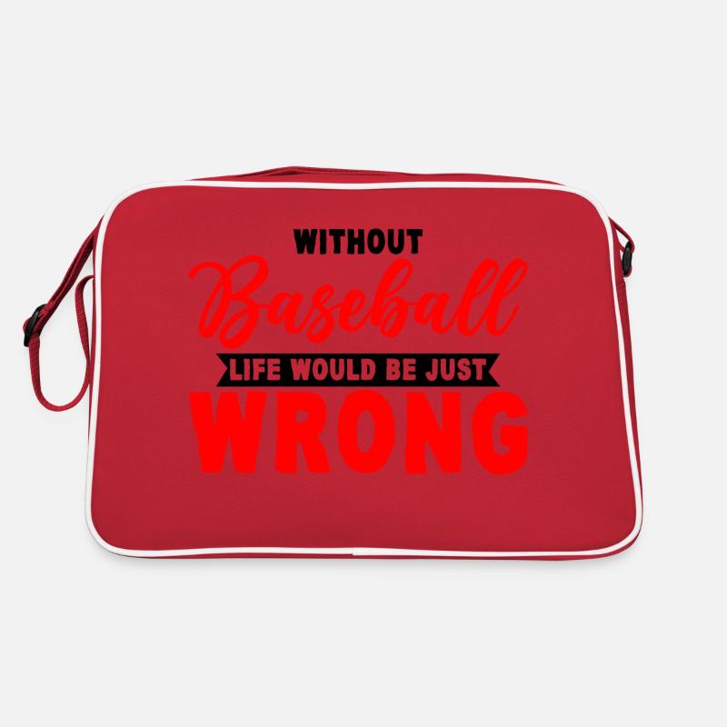 Without Baseball, Life Would Be Just Wrong 3 Retro Bag