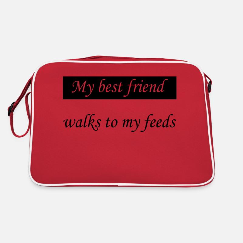 Hund Dog Retro Tasche