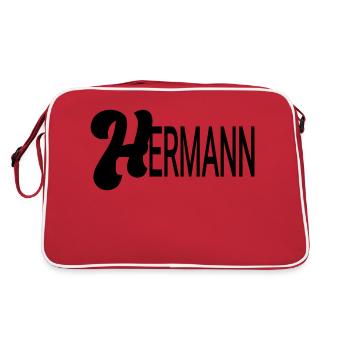 Hermann - Sac Retro - rouge/blanc - Dos