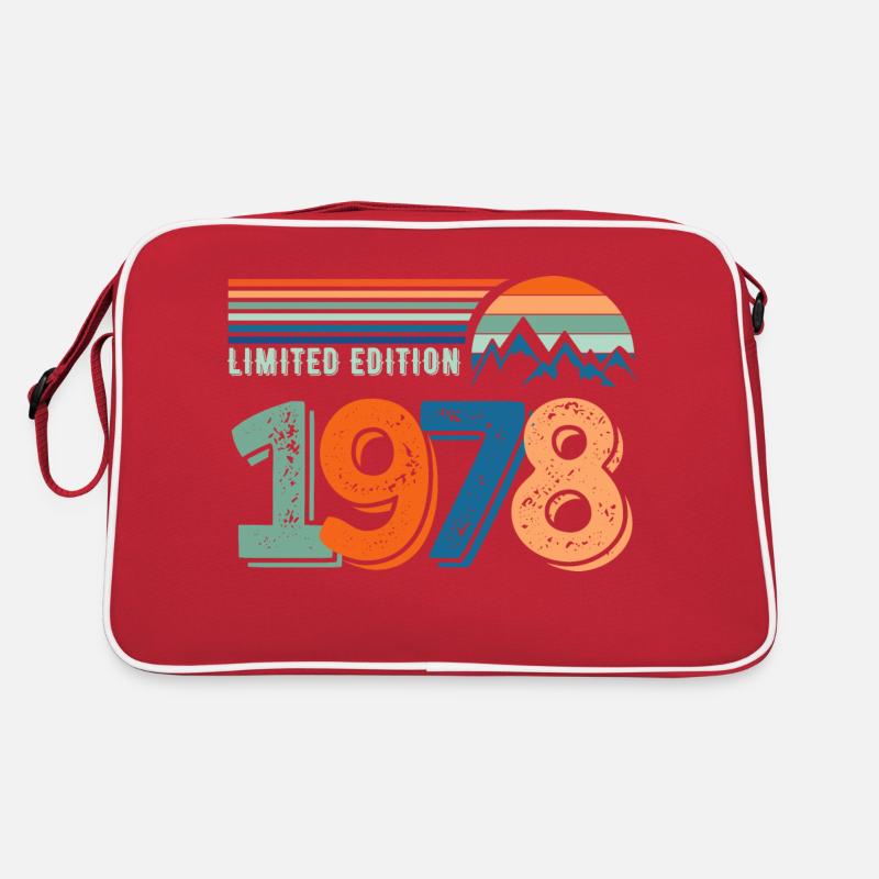 Limited edition 1978 - Sac Retro - rouge/blanc