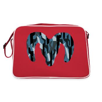 Camouflage de mouflon d’Amérique – Pure Wilderness - Sac Retro - rouge/blanc - Dos
