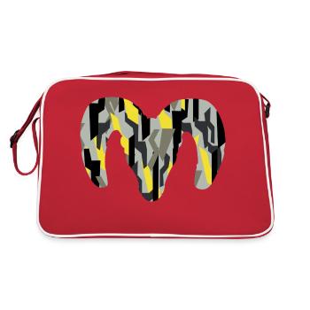 Camouflage de mouflon d’Amérique – Pure Wilderness - Sac Retro - rouge/blanc - Dos