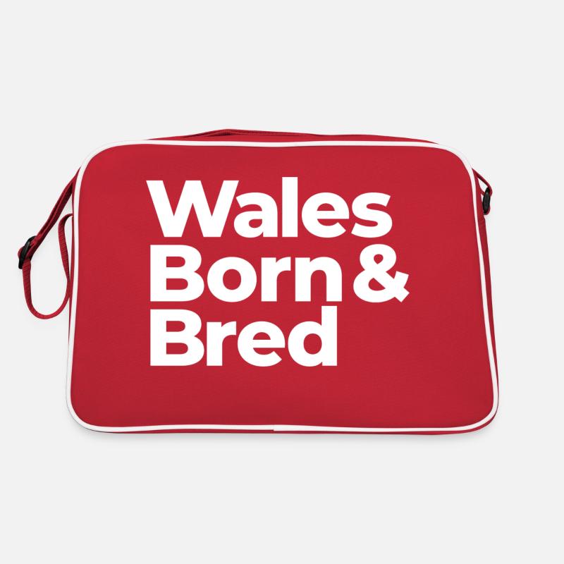 Wales, Born & Bred, UK Retro Bag