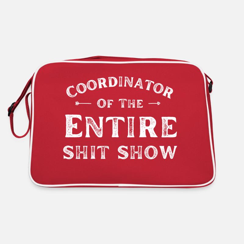 Koordinator der gesamten Shit Show Retro Tasche