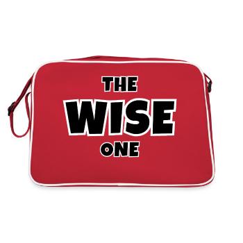 The Wise One - Retro Bag - red/white - Back