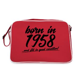 Born in 1958 and still in good condition - Retro Bag - red/white - Back