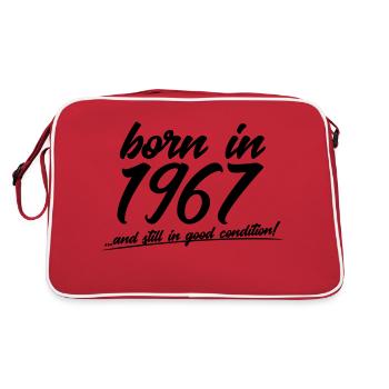 Born in 1967 and still in good condition - Retro Bag - red/white - Back