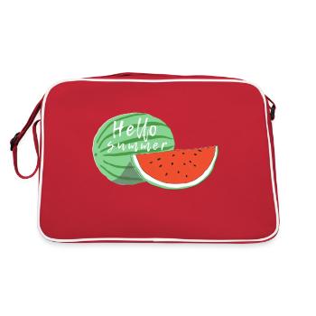 BONJOUR ÉTÉ - Sac Retro - rouge/blanc - Dos