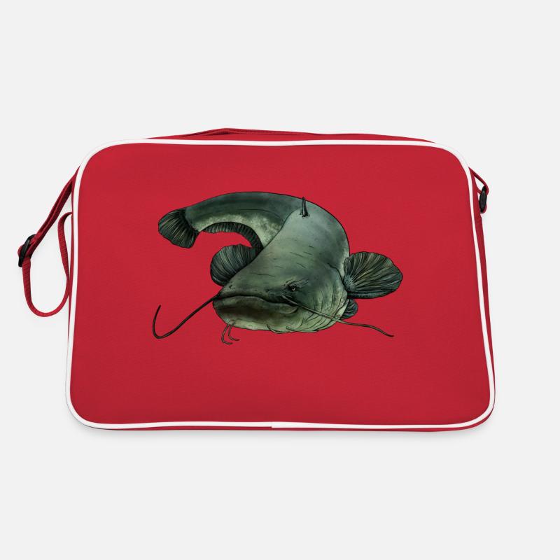 Wels - Retro Tasche - Rot/Weiß