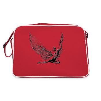 Ange musculaire - Sac Retro - rouge/blanc - Dos