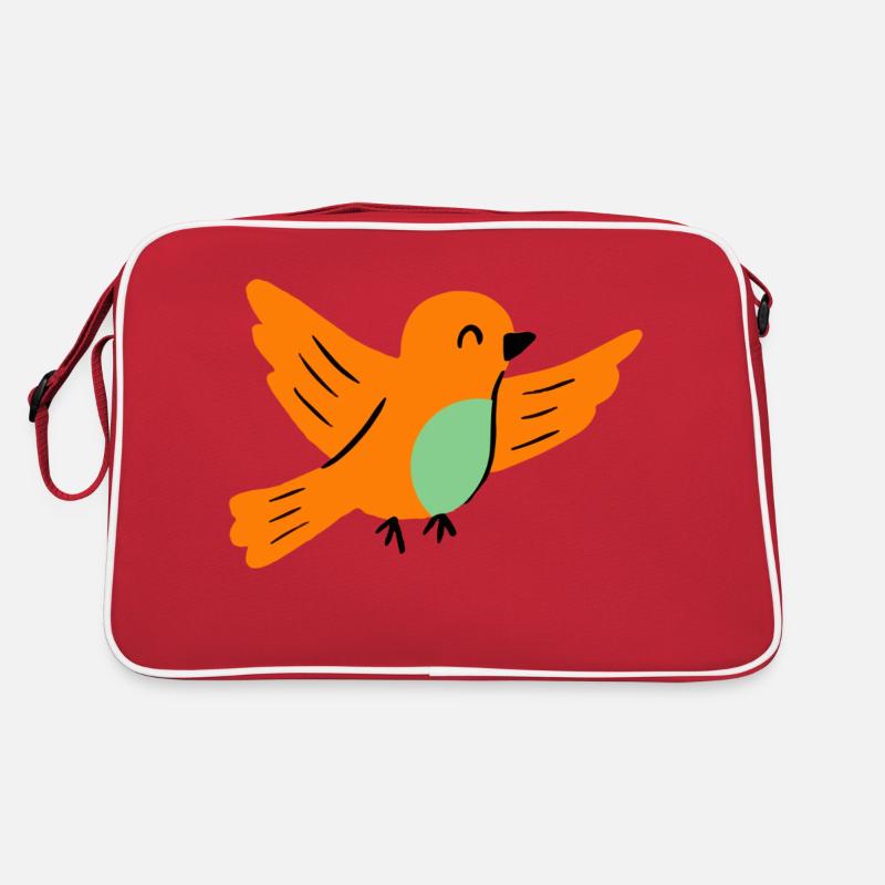 cute little flying bird Retro Bag