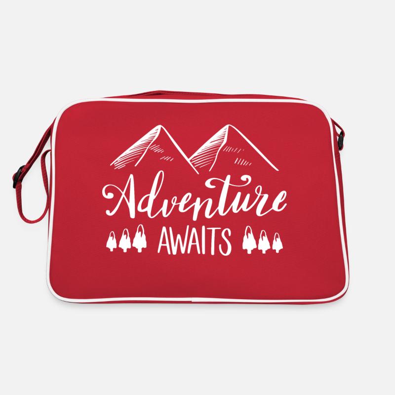 Adventure Awaits Retro Tasche