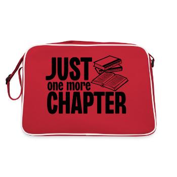 Just One More Chapter - Retro Bag - red/white - Back