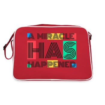 Un miracle s’est produit - Sac Retro - rouge/blanc - Dos