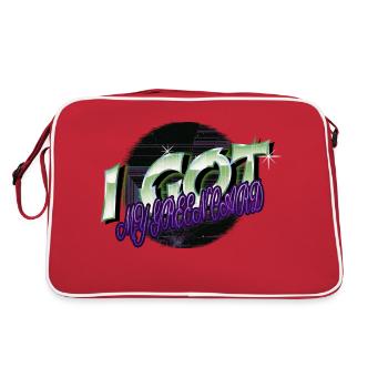 Animation All Alien UFO Aliens Alien Loving Kid - Retro Bag - red/white - Back