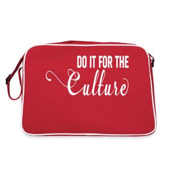 Do it for the Culture - Retro Bag - red/white - Back