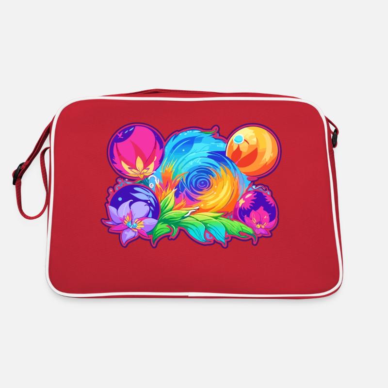 Couleurs hypnotiques Sac Retro