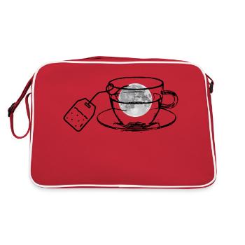 Tasse à lune - Sac Retro - rouge/blanc - Dos
