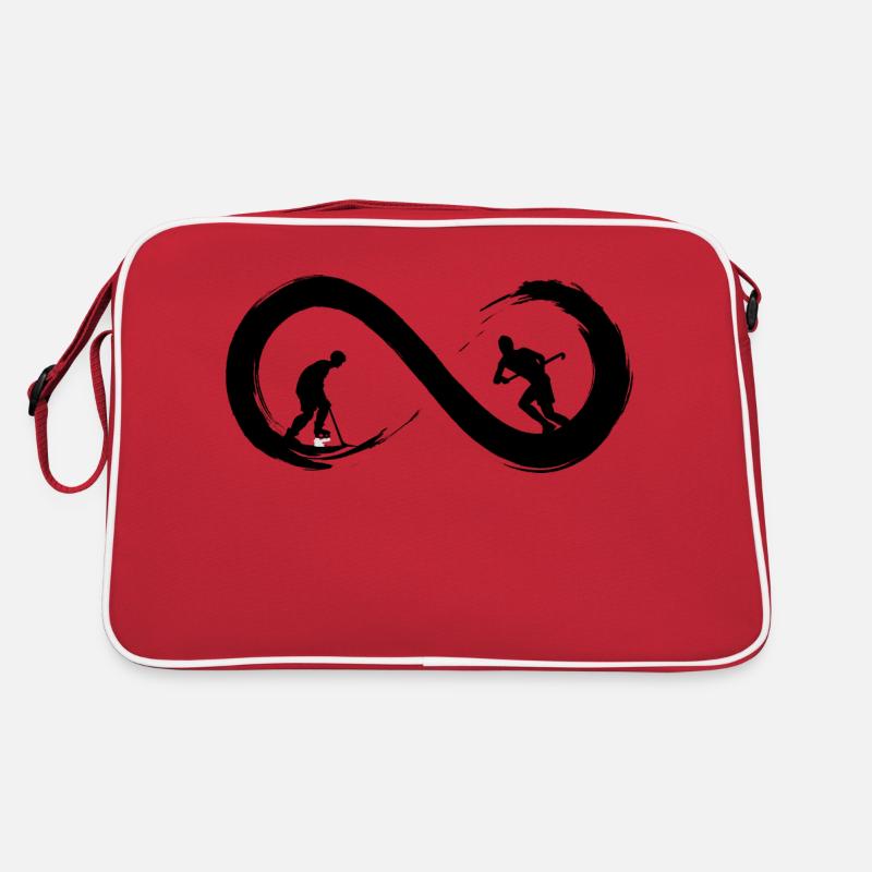 Eishockey bis ins Unendliche Retro Tasche