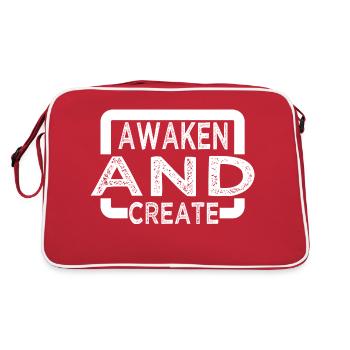 Statement Funny Growth Novelty Insight - Retro Bag - red/white - Back