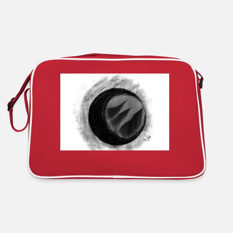 Éclipse finale - Sac Retro - rouge/blanc