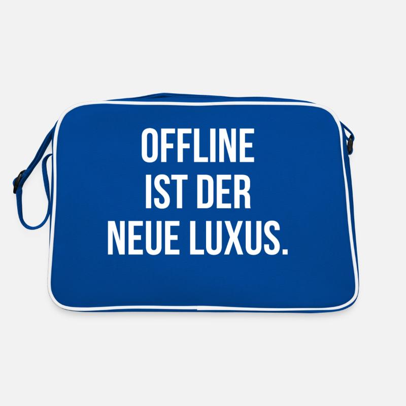 Offline ist der neue Luxus Retro Tasche