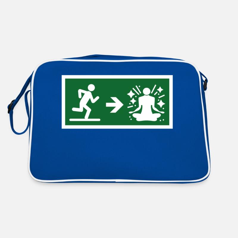 Exit to Meditate Retro Tasche