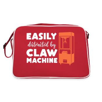 easily distracted by claw machine Design - Retro Bag - red/white - Back