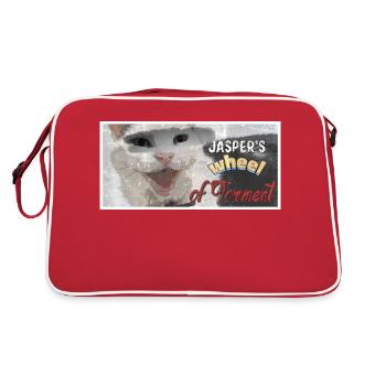 Jasper's wheel of Torment - Retro Bag - red/white - Back