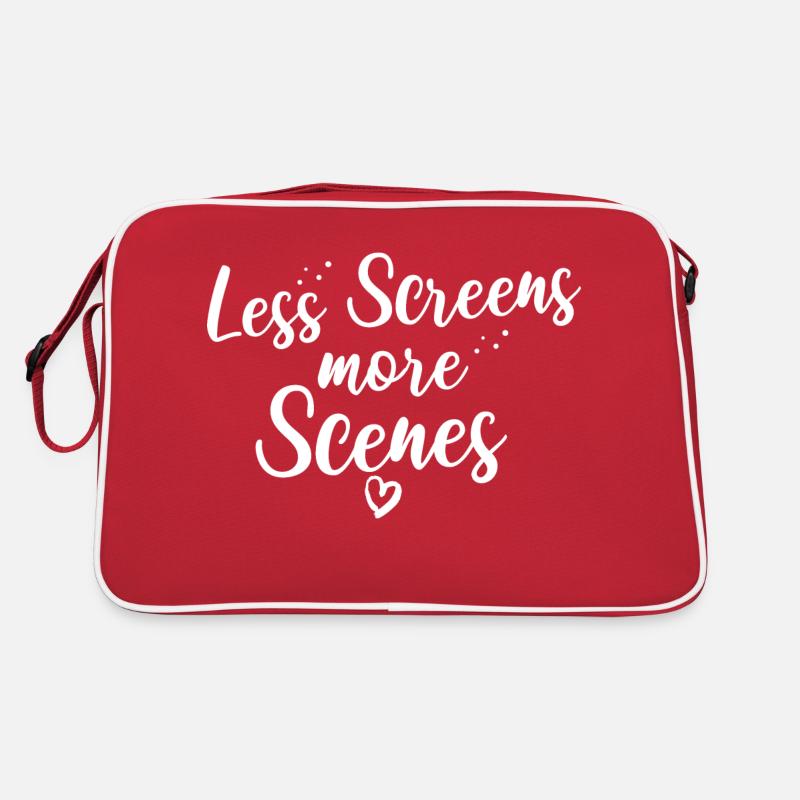 Plus de vie, moins de travail : vivez l’instant présent ! Sac Retro