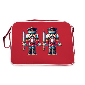 nussknacker 2 - Retro Tasche - Rot/Weiß - Hinten