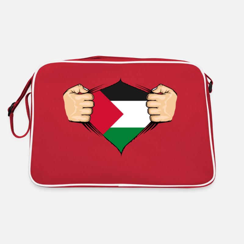 Conception du drapeau de la Palestine Sac Retro