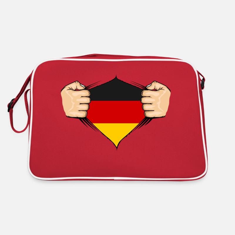 Germany Flag Design Retro Bag