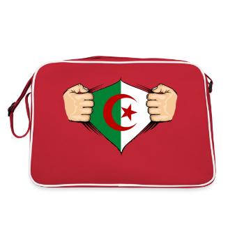 Algeria Flag Design - Retro Bag - red/white - Back