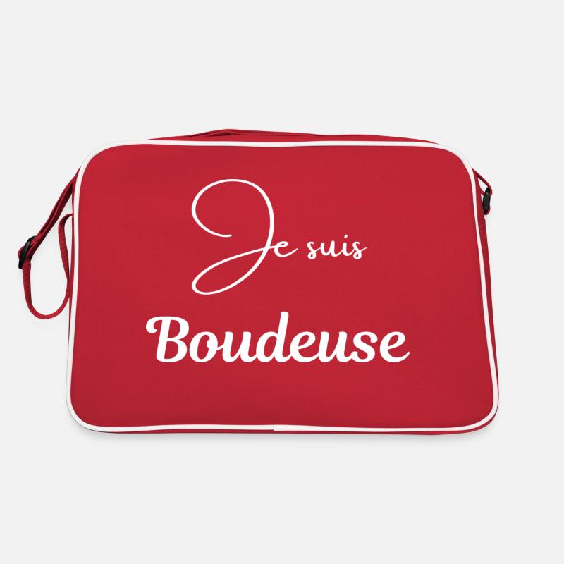 A Je suis 66 - Sac Retro - rouge/blanc