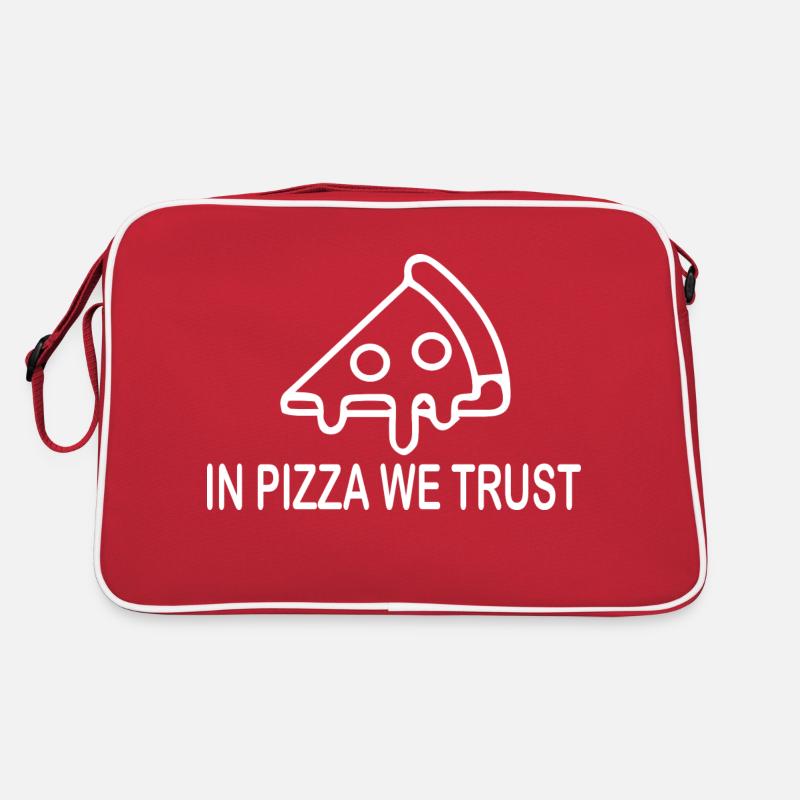 Fun Fun Drôle - Sac Retro - rouge/blanc