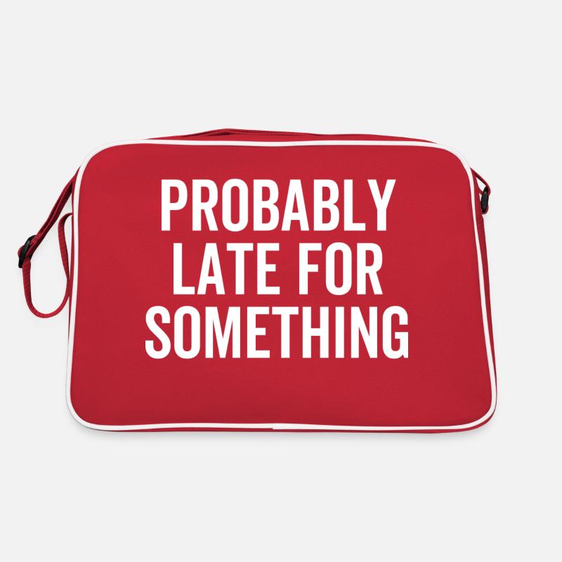 Probably Late For Something Retro Bag