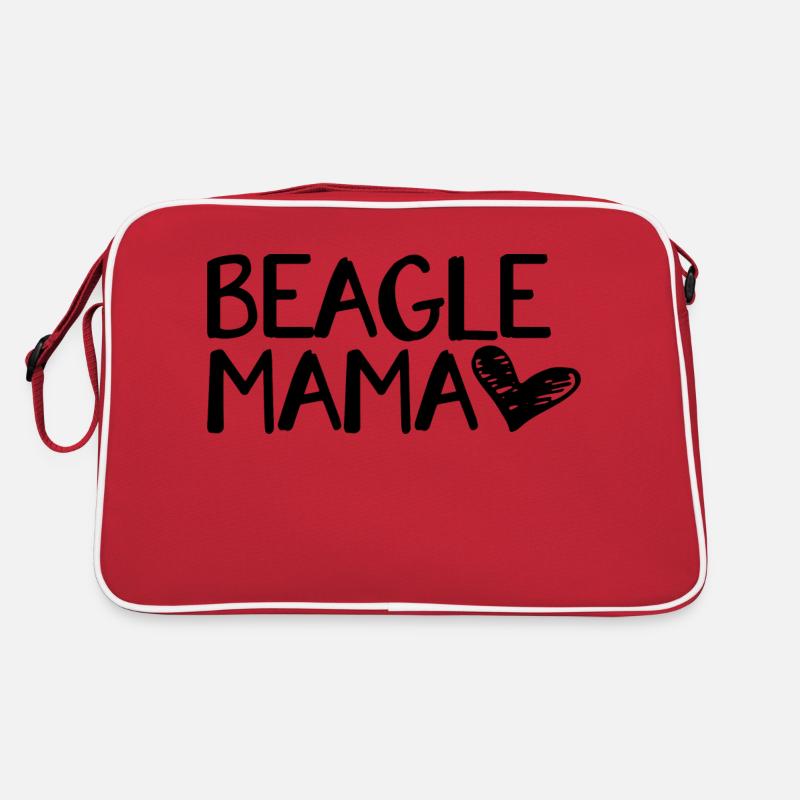 Beagle Mama Retro Tasche