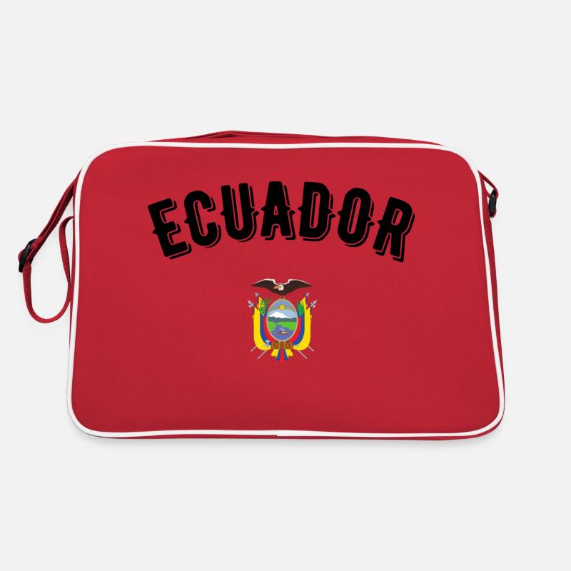Ecuador - Sac Retro - rouge/blanc