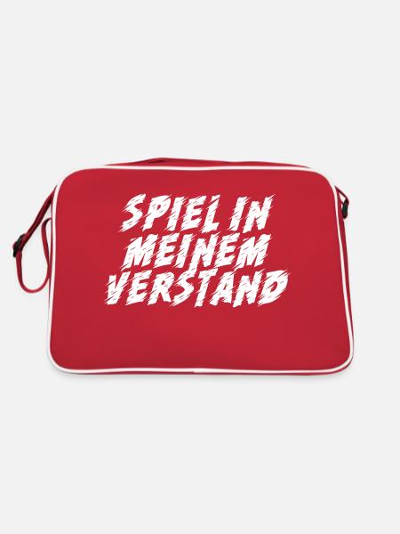 Game Gaming PC - Retro Tasche - Rot/Weiß